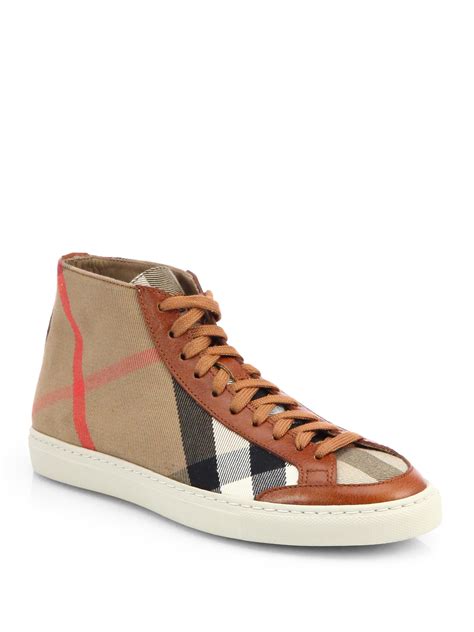 burberry snearkers|Burberry high top sneakers.